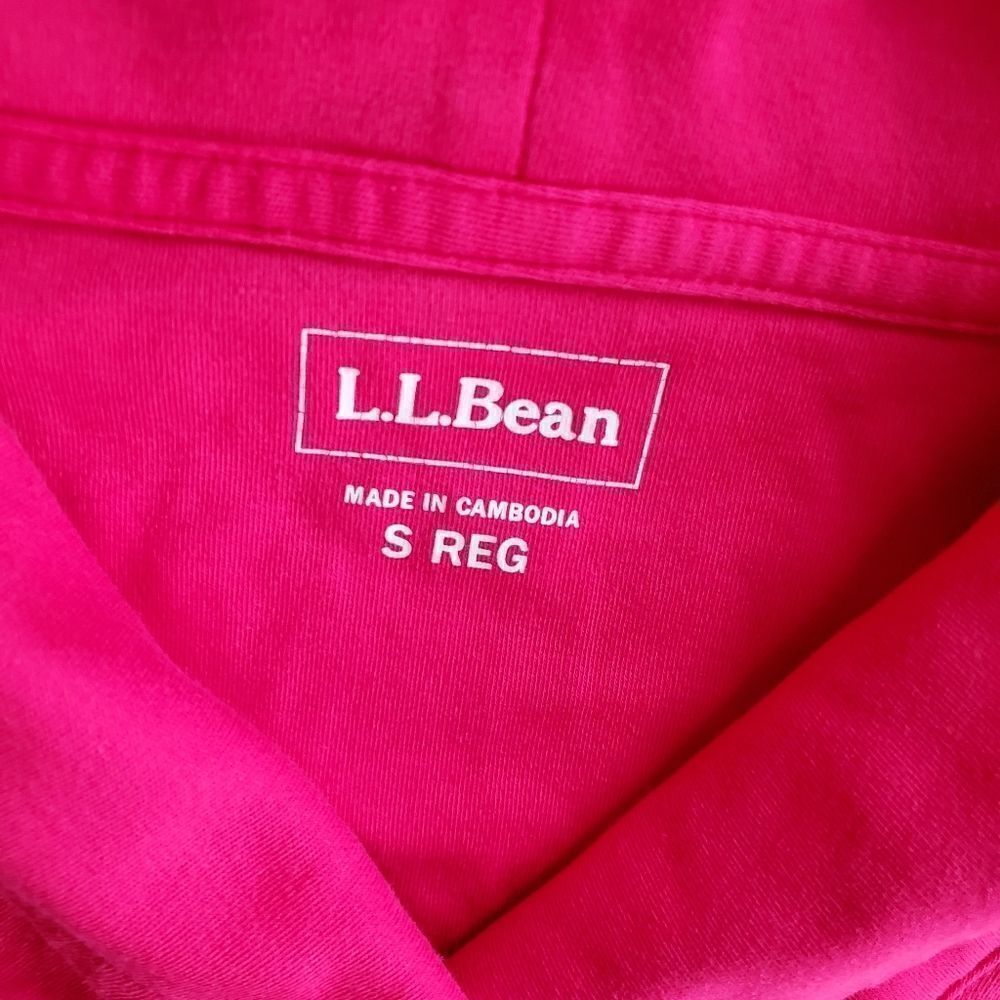 L.l Bean Red Long Sleeve Shirt - Picture 3 of 9